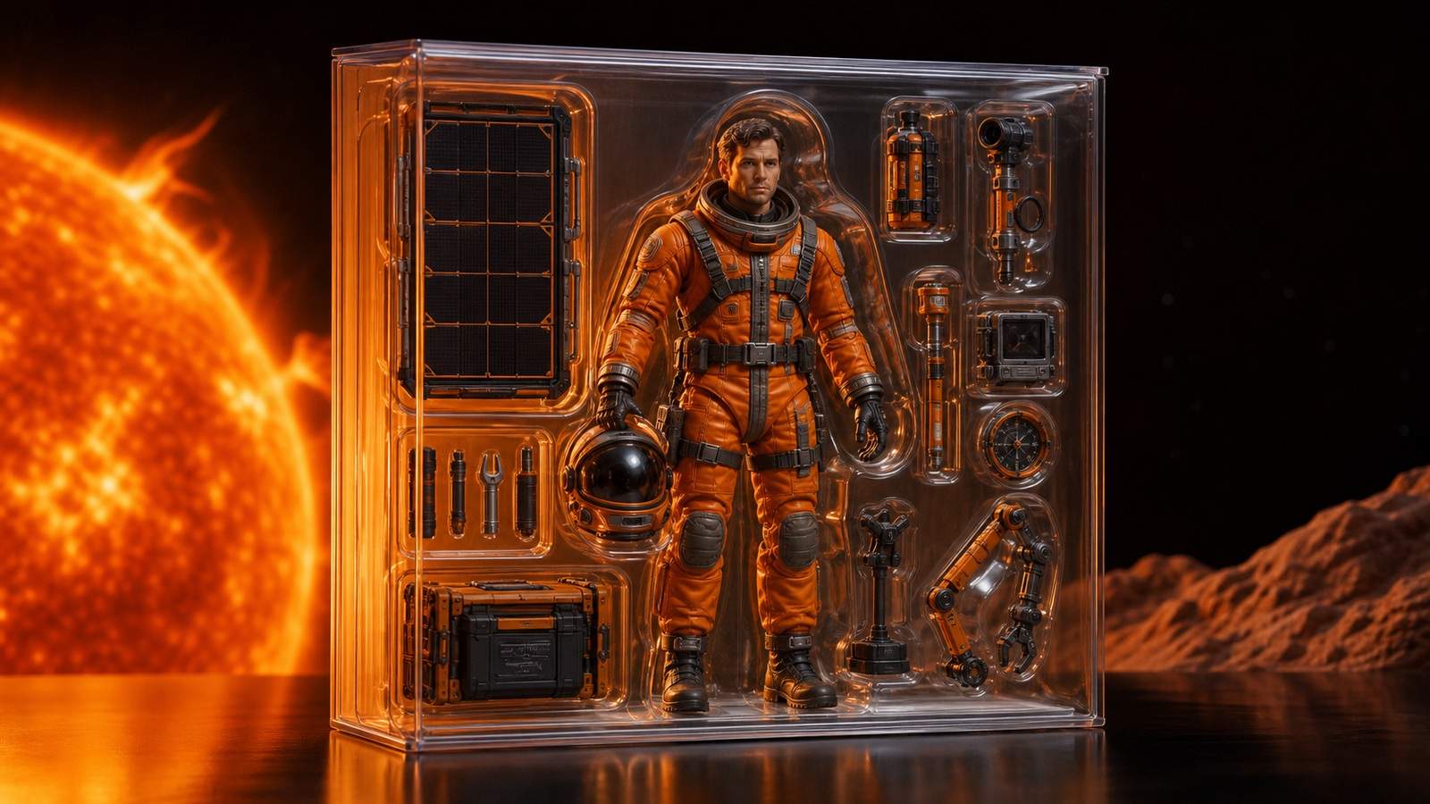 Action Figure Prompts example created for Dreamina