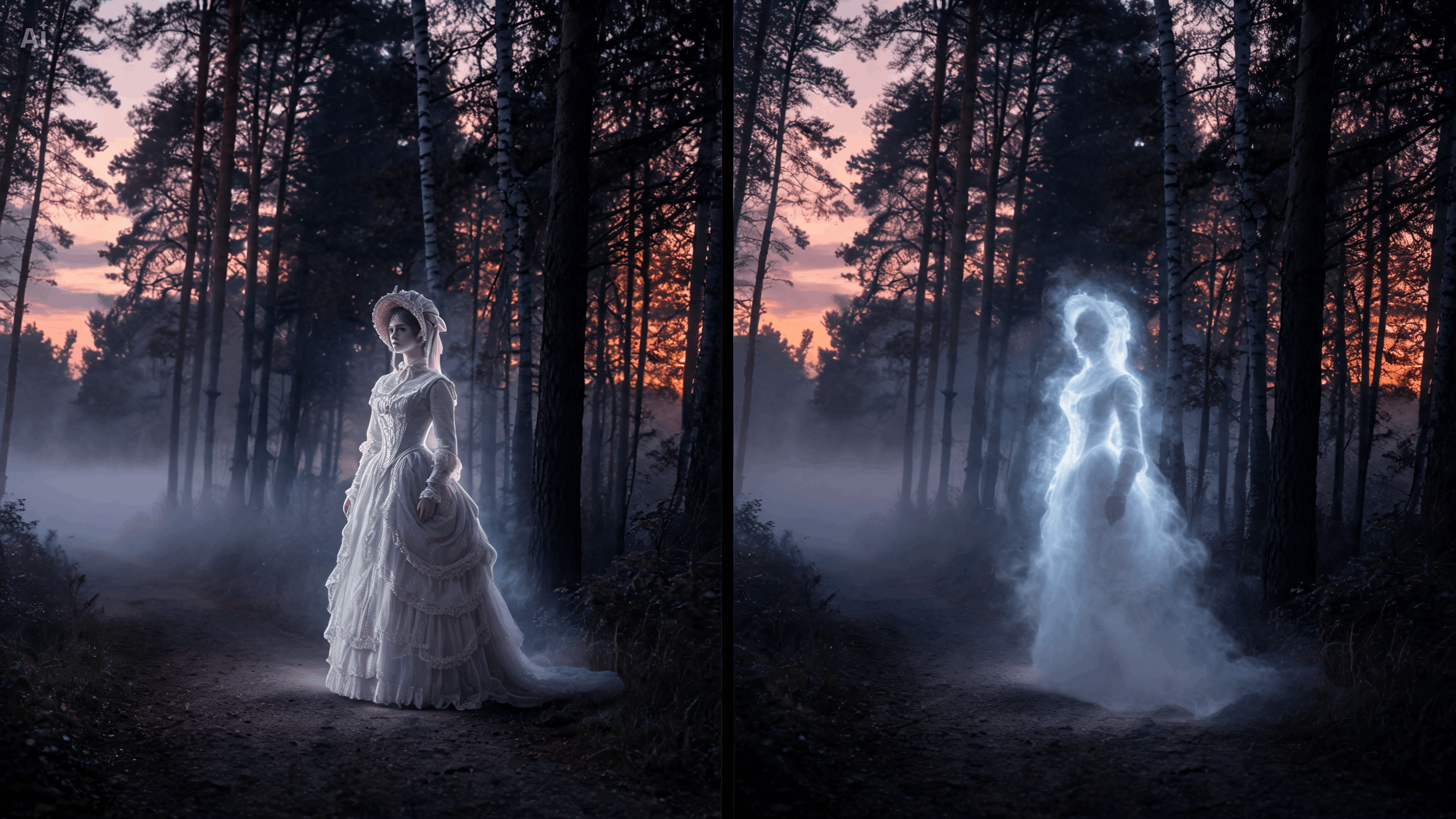 Pratonton Gaya Foto Berhantu Berbeza
