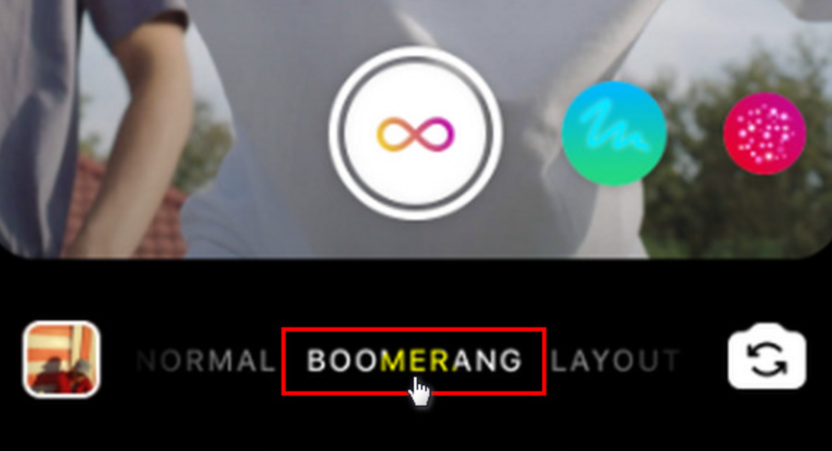 Creating a loop video on Instagram