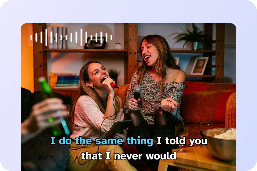 Karaoke and sing-along