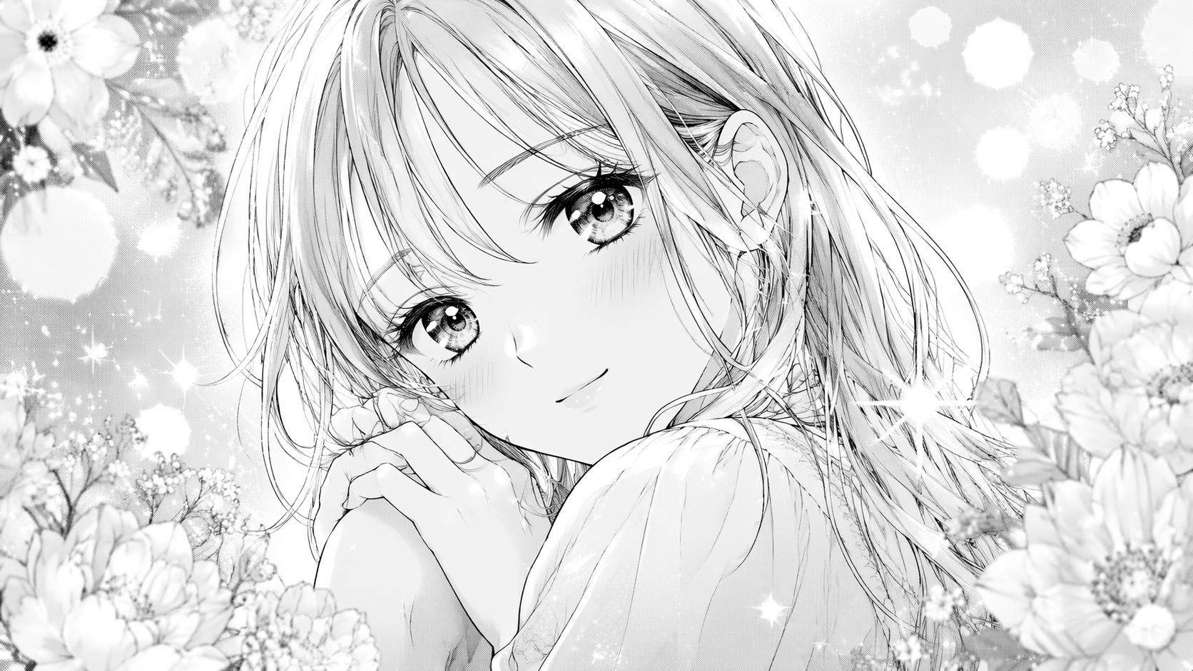 Dreamina manga filter prompt card 2: Shojo romance manga