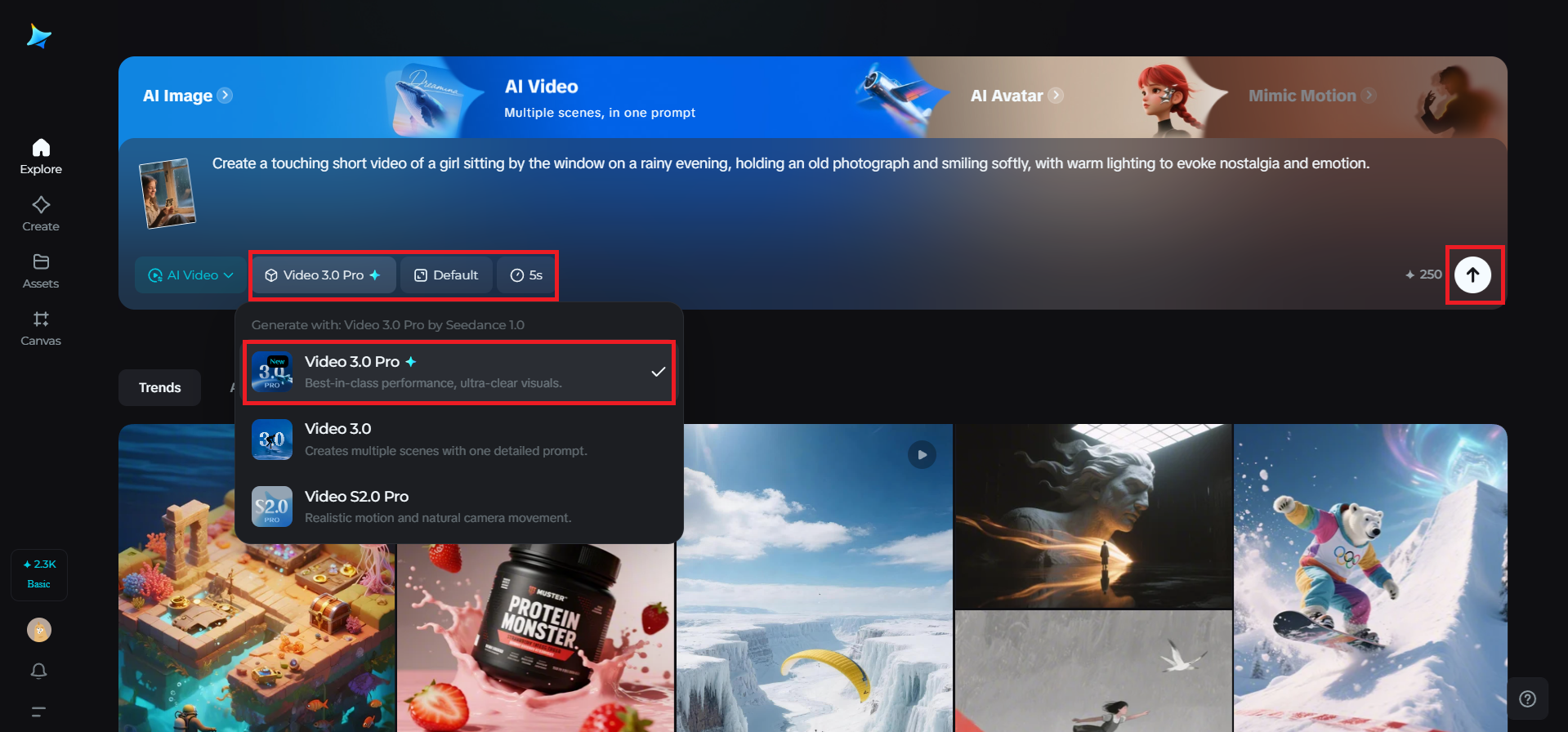 Customize the settings