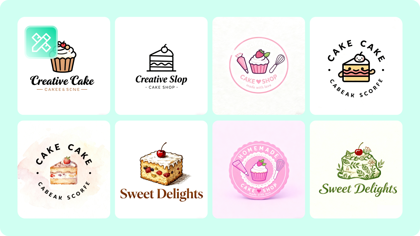 cake logo design