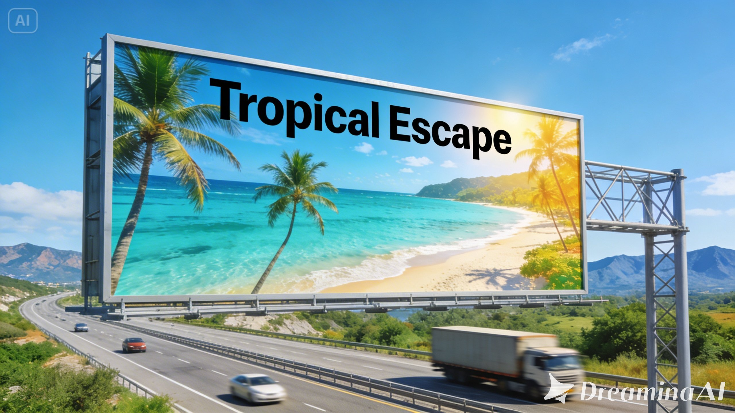 Makieta billboardu zewnętrznego