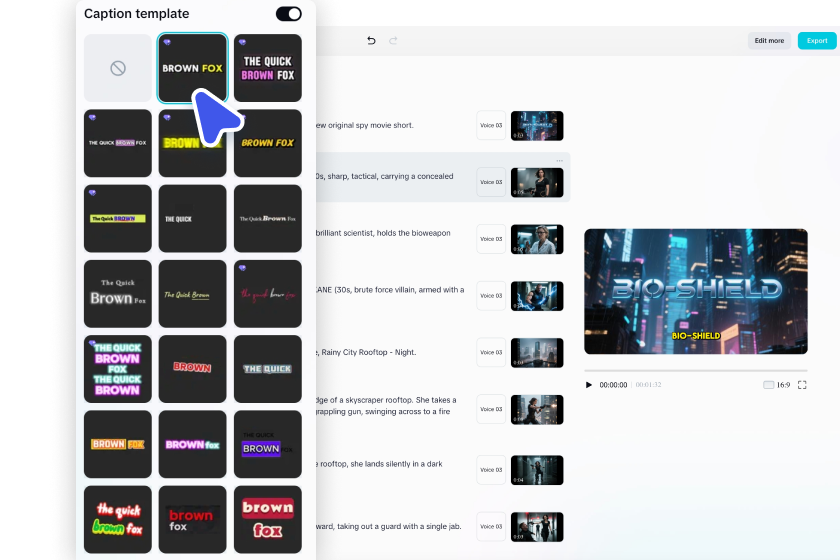 ปรับปรุงฉากด้วยคำบรรยายภาพ ดนตรี และเอฟเฟกต์ภาพยนตร์