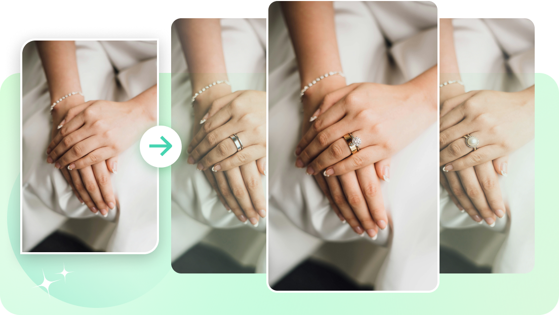 Preview engagement and wedding rings virtually