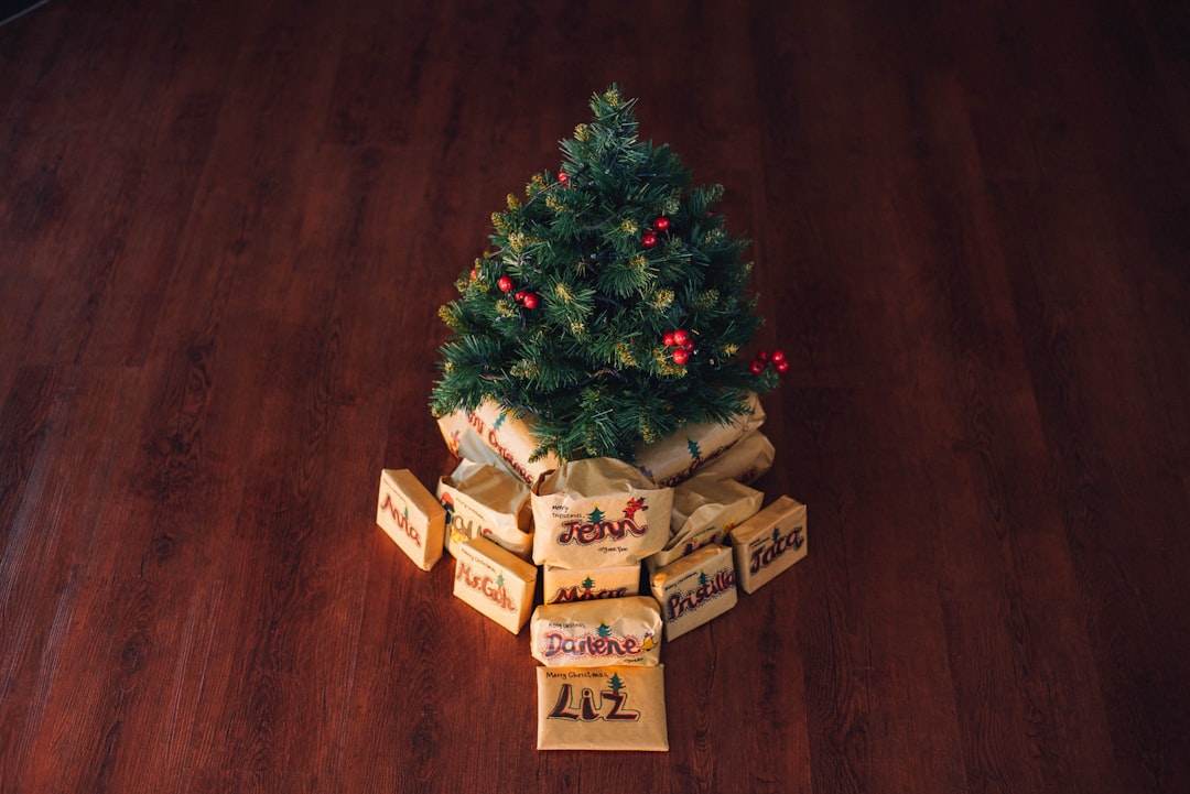 A stack of festive Christmas cards