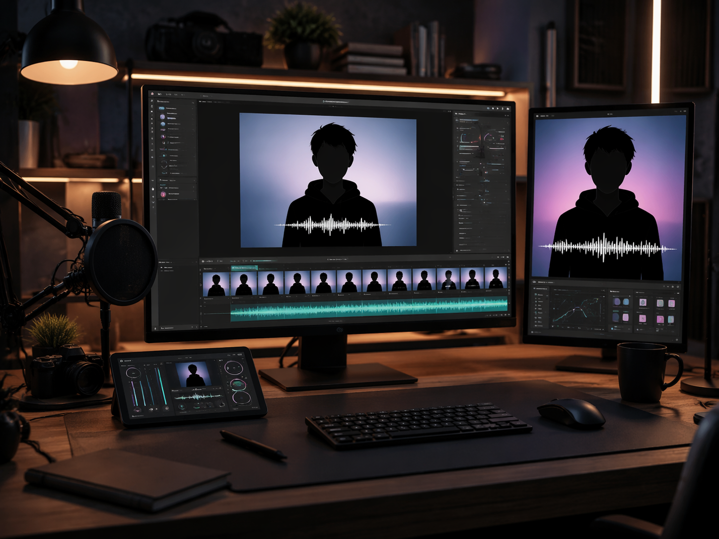 faceless video lip sync AI performance iteration result