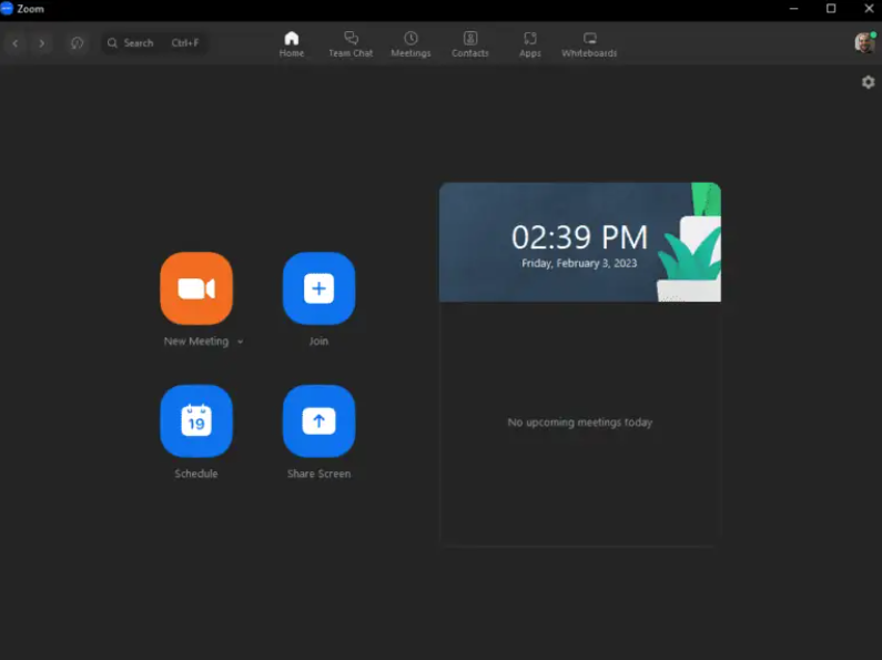 Logging into Zoom desktop app