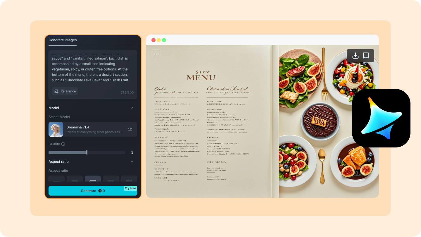 gratis restaurang meny skapare