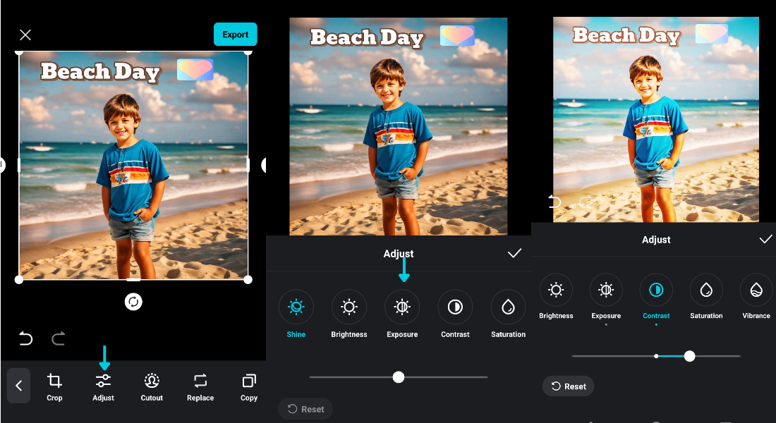 adjust