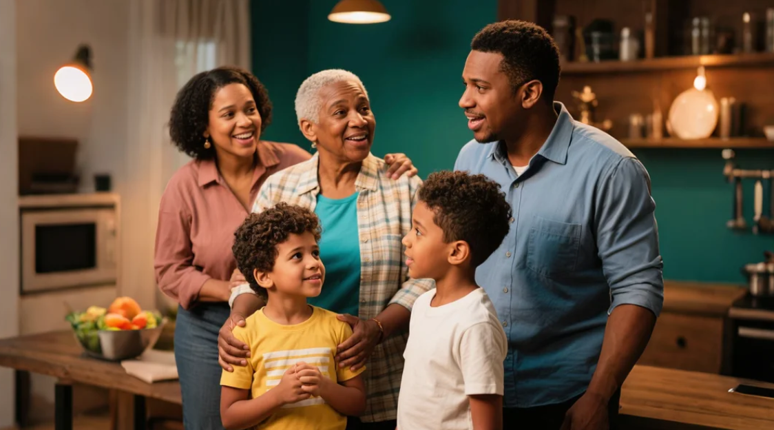 Family and sibling banter skit video example