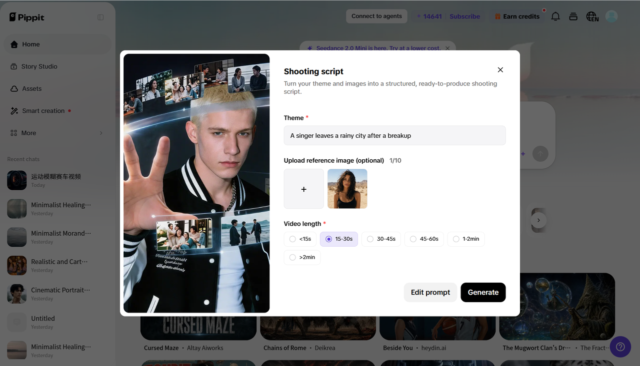 Enter Your Music Video Theme