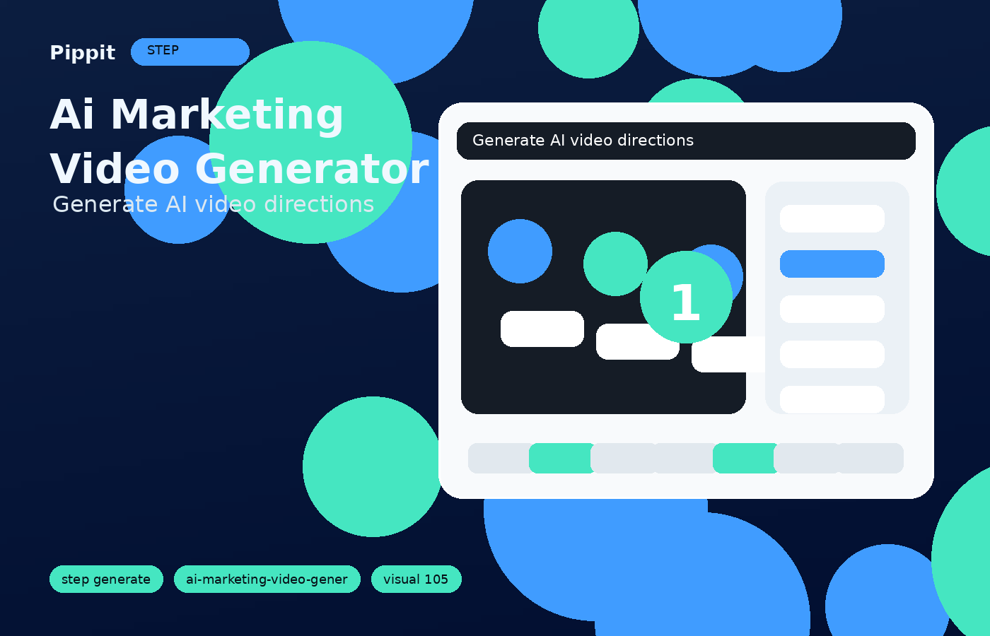 ai marketing video generator generation workflow in Pippit