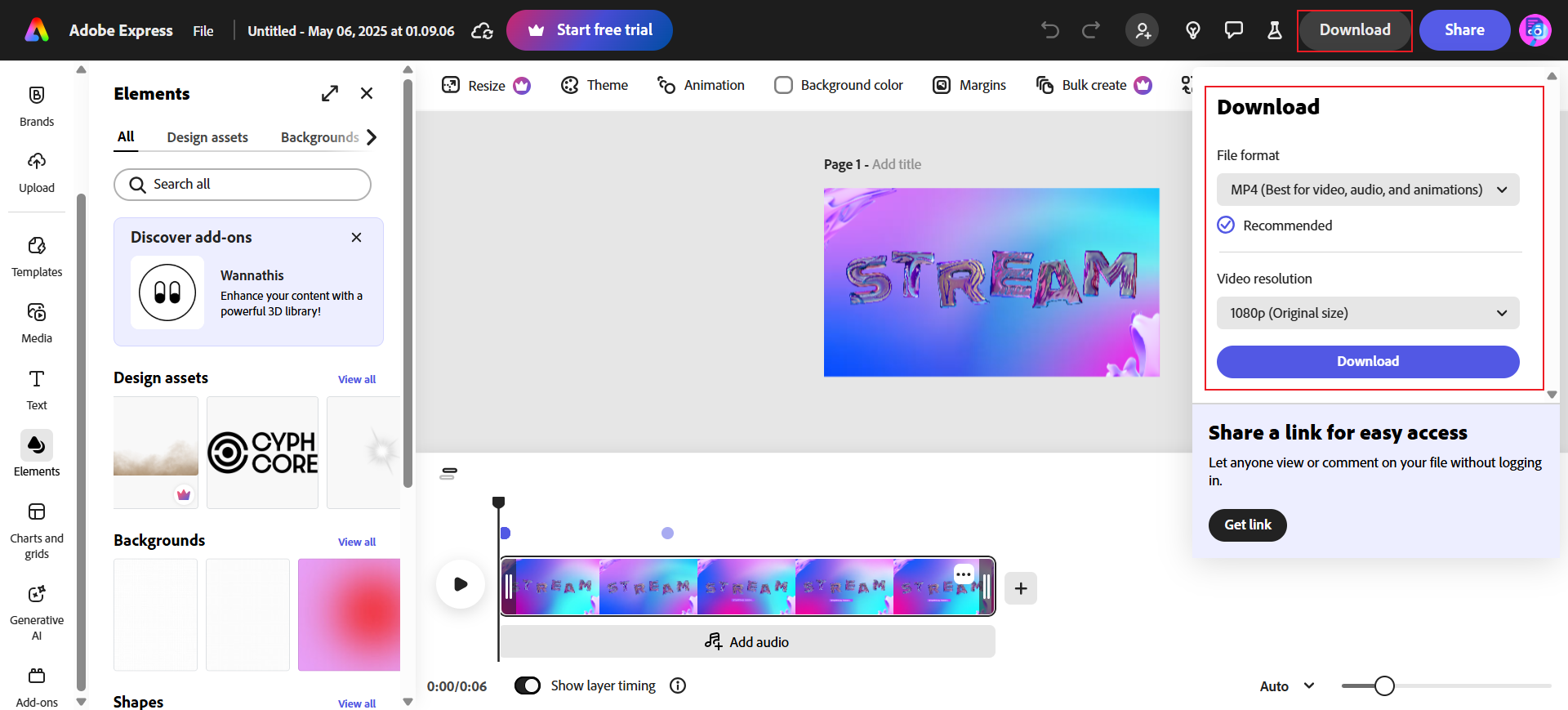 how to make intro to YouTube video