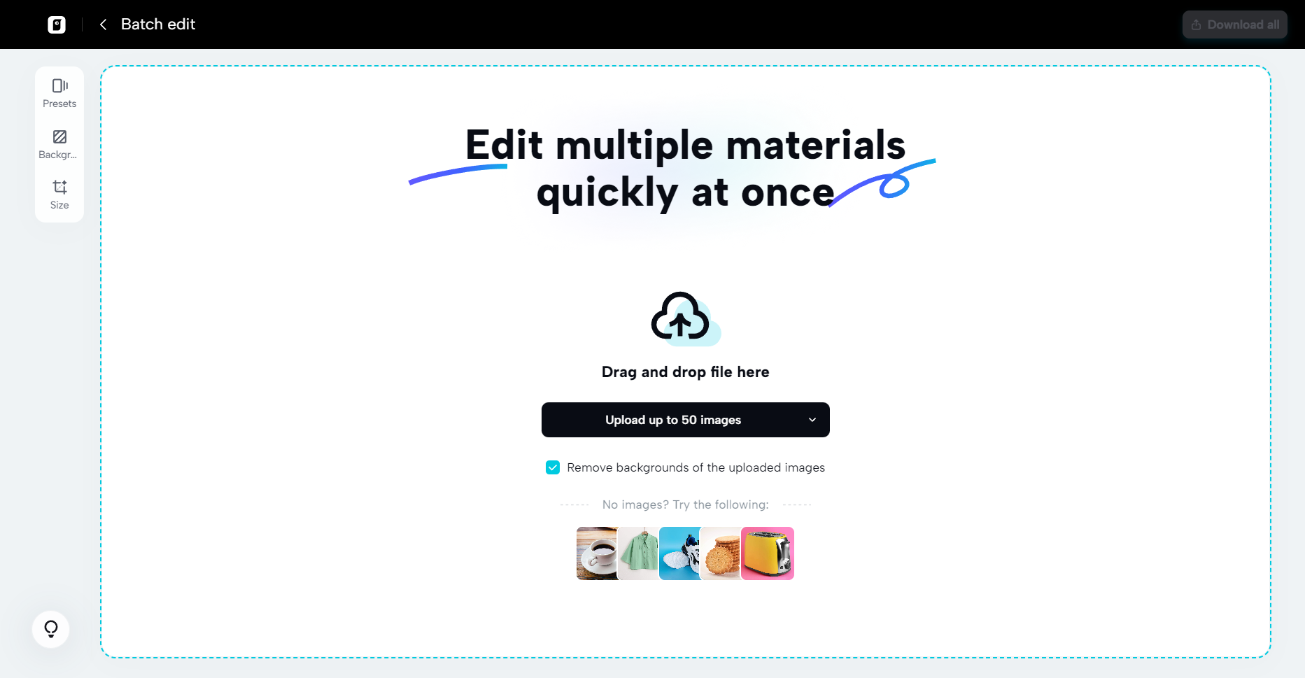 Maramihang pag-edit ng imahe