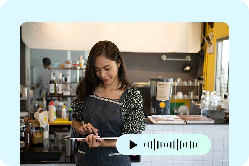Crea audio coinvolgente per annunci pubblicitari