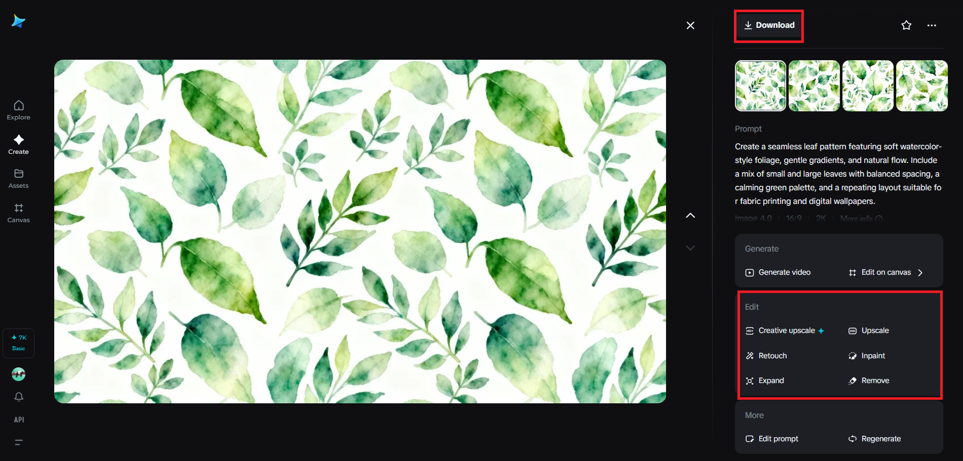 Poles pola favorit Anda dan unduh versi final