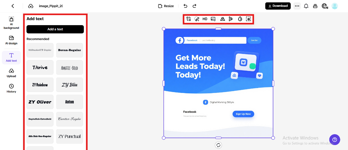 Personalize seu anúncio do Facebook
