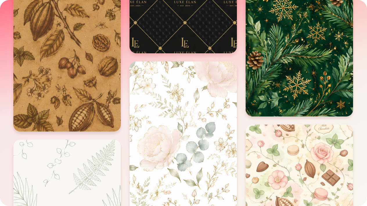 Bumuo ng maraming disenyo ng wrapping paper gamit ang AI Agent