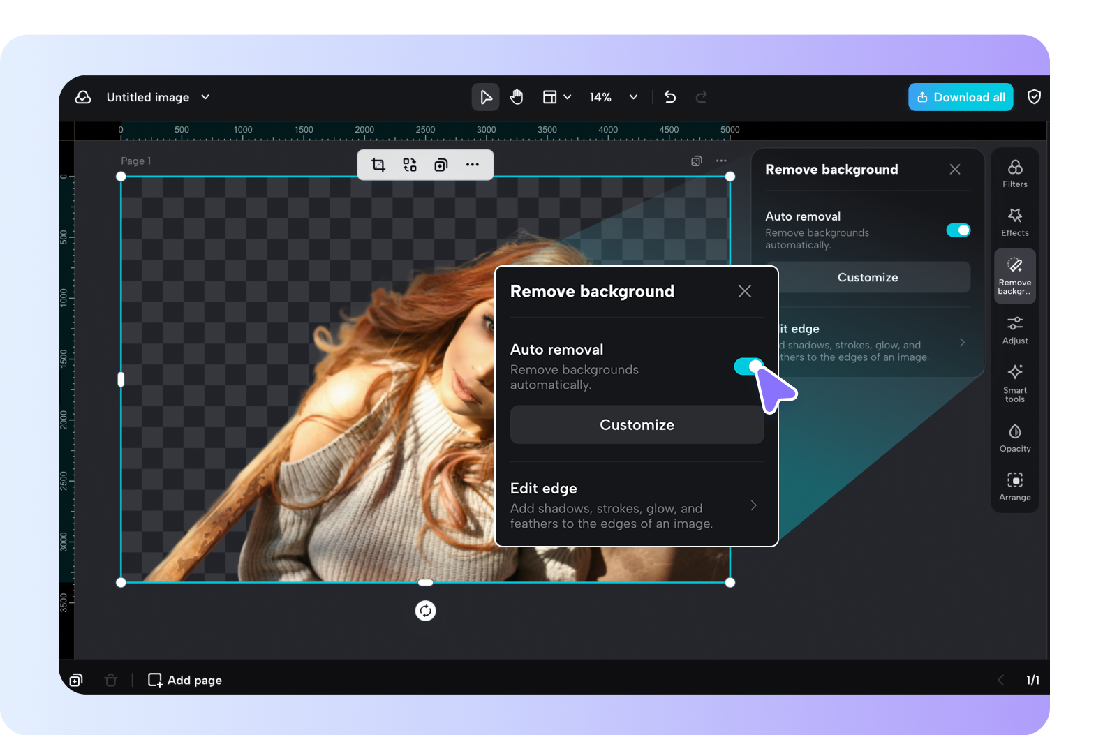 Eliminarea fundalului cu CapCut eliminarea fundalului imaginii