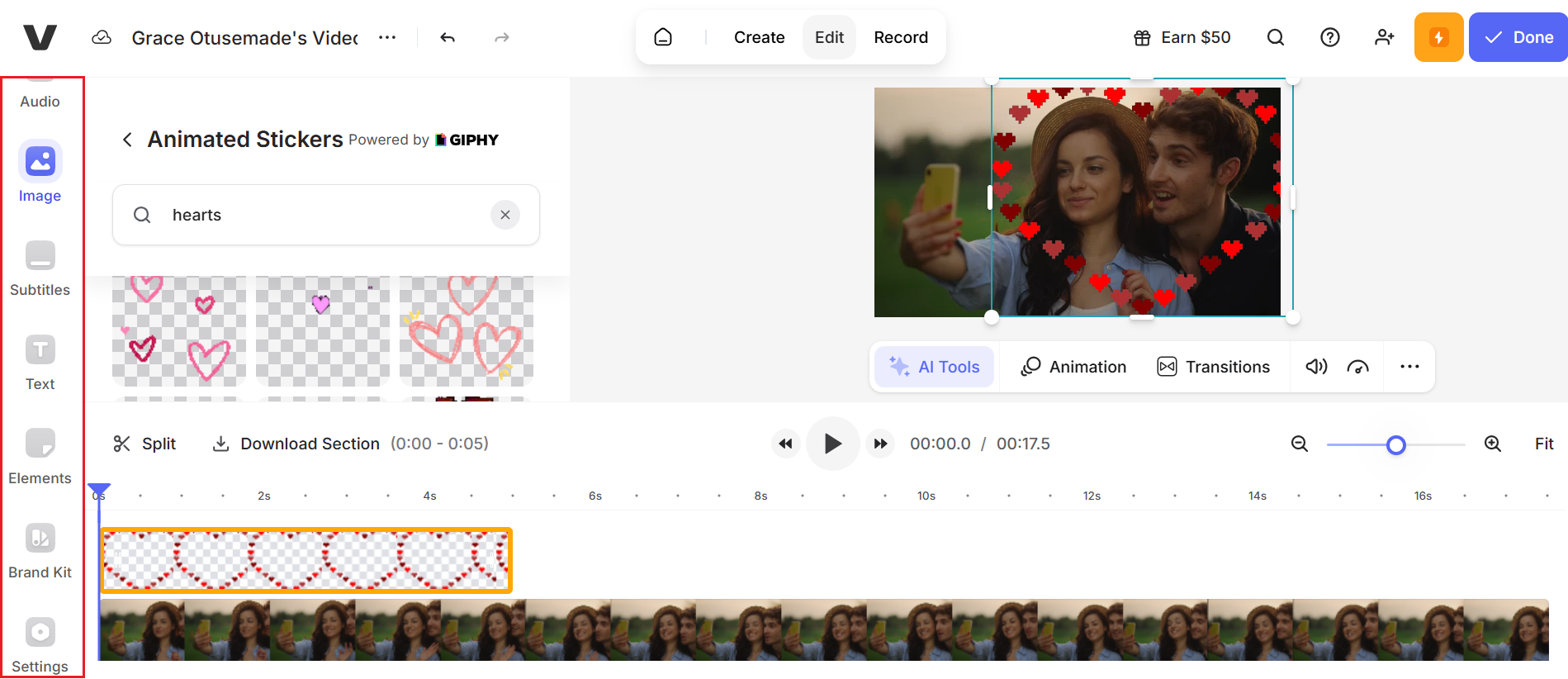 Add audio and effects