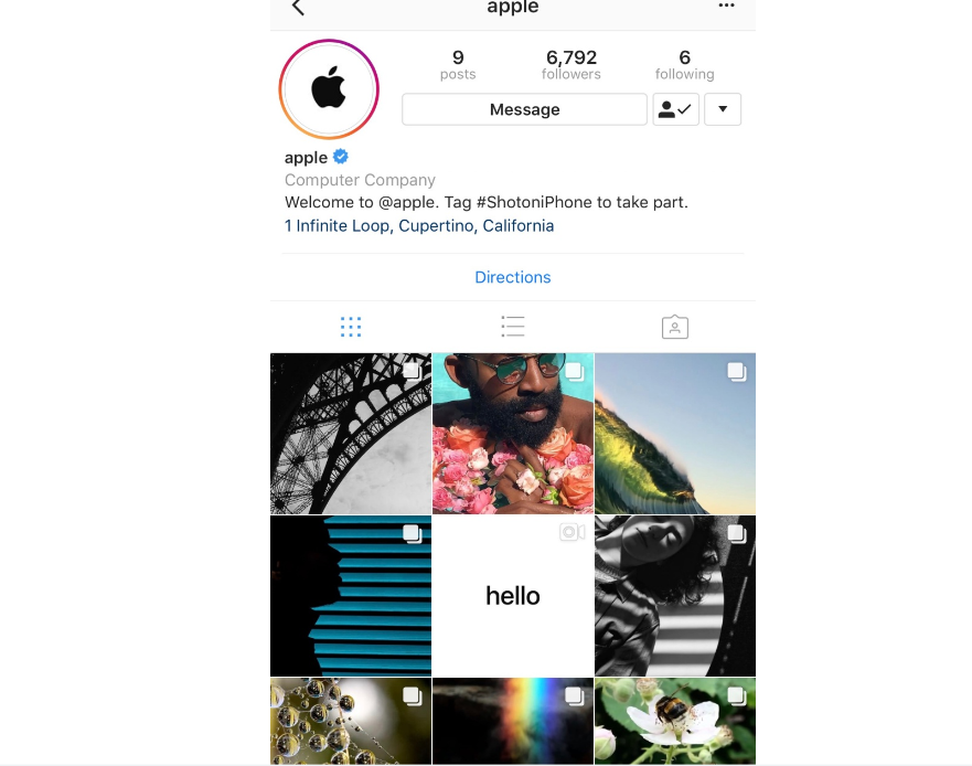 Apple - "Schuss auf dem iPhone"