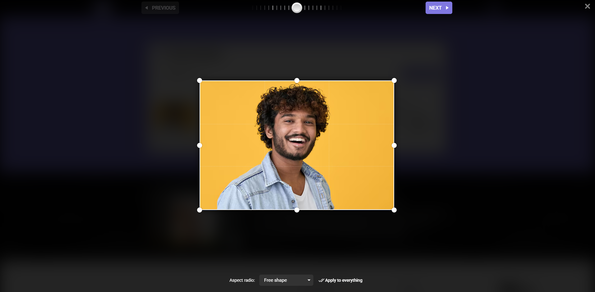 Interface of ImgTools - an efficient tool to batch crop images