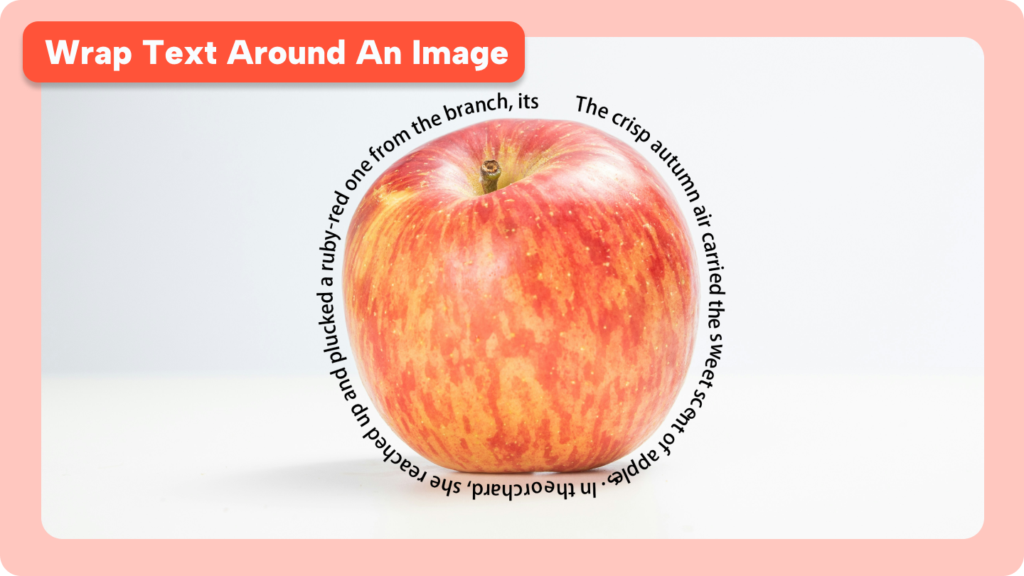 wrap text around an image