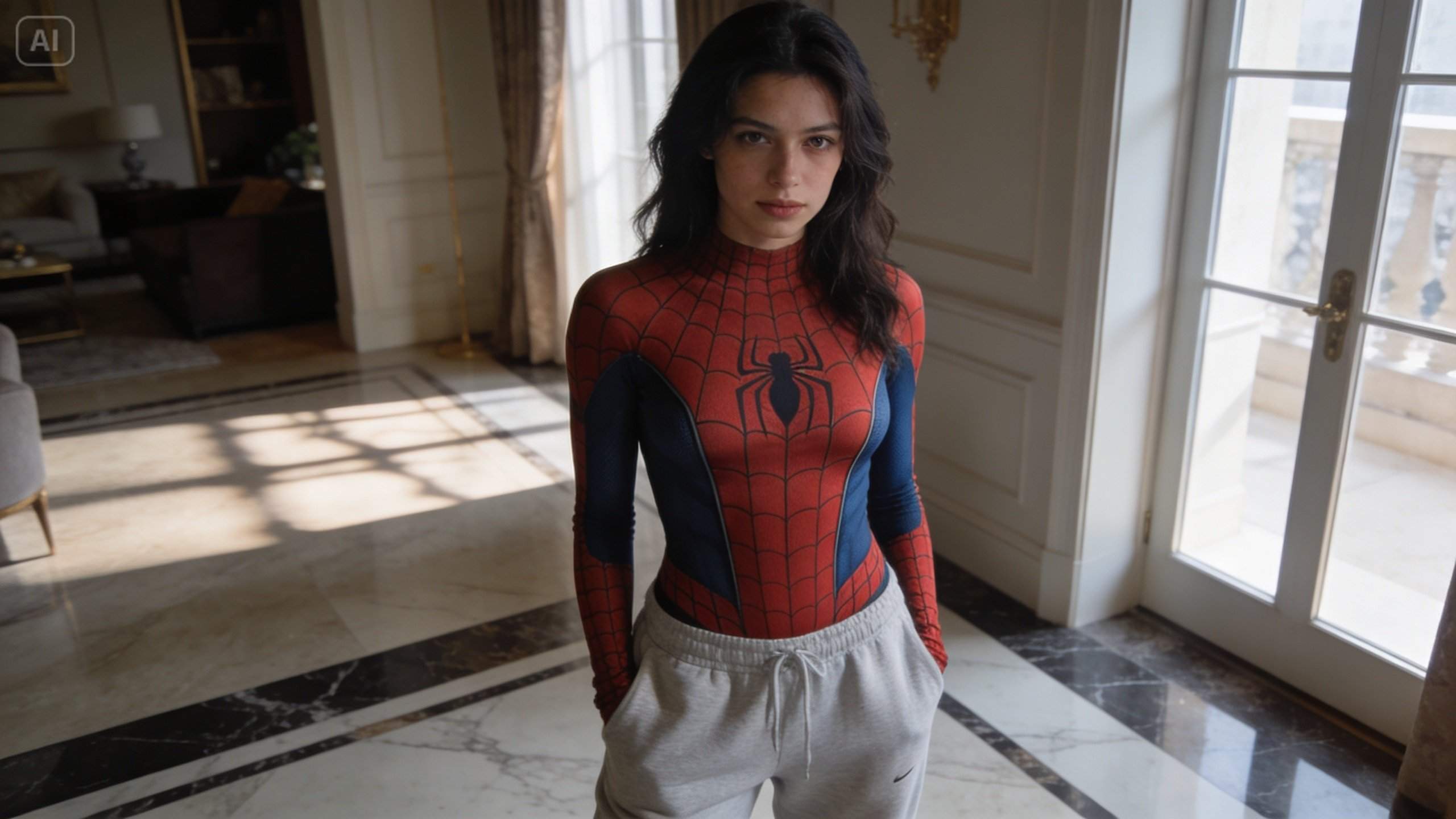 Fonctionnalités d'invite de Spider-Man IA