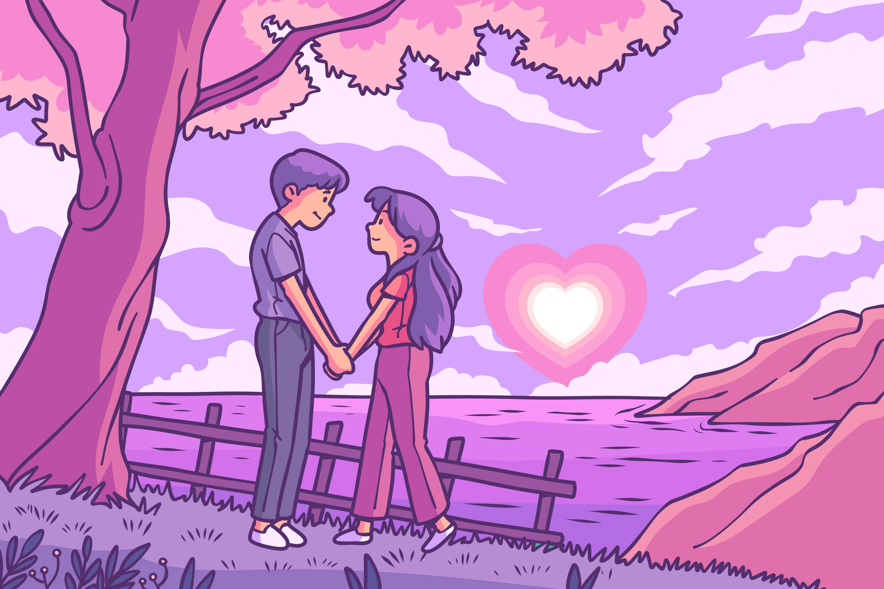 Anime-inspired loved pictures