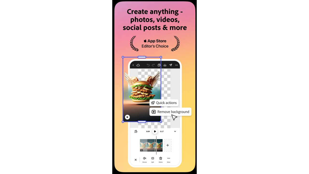 Adobe Express AI poster maker
