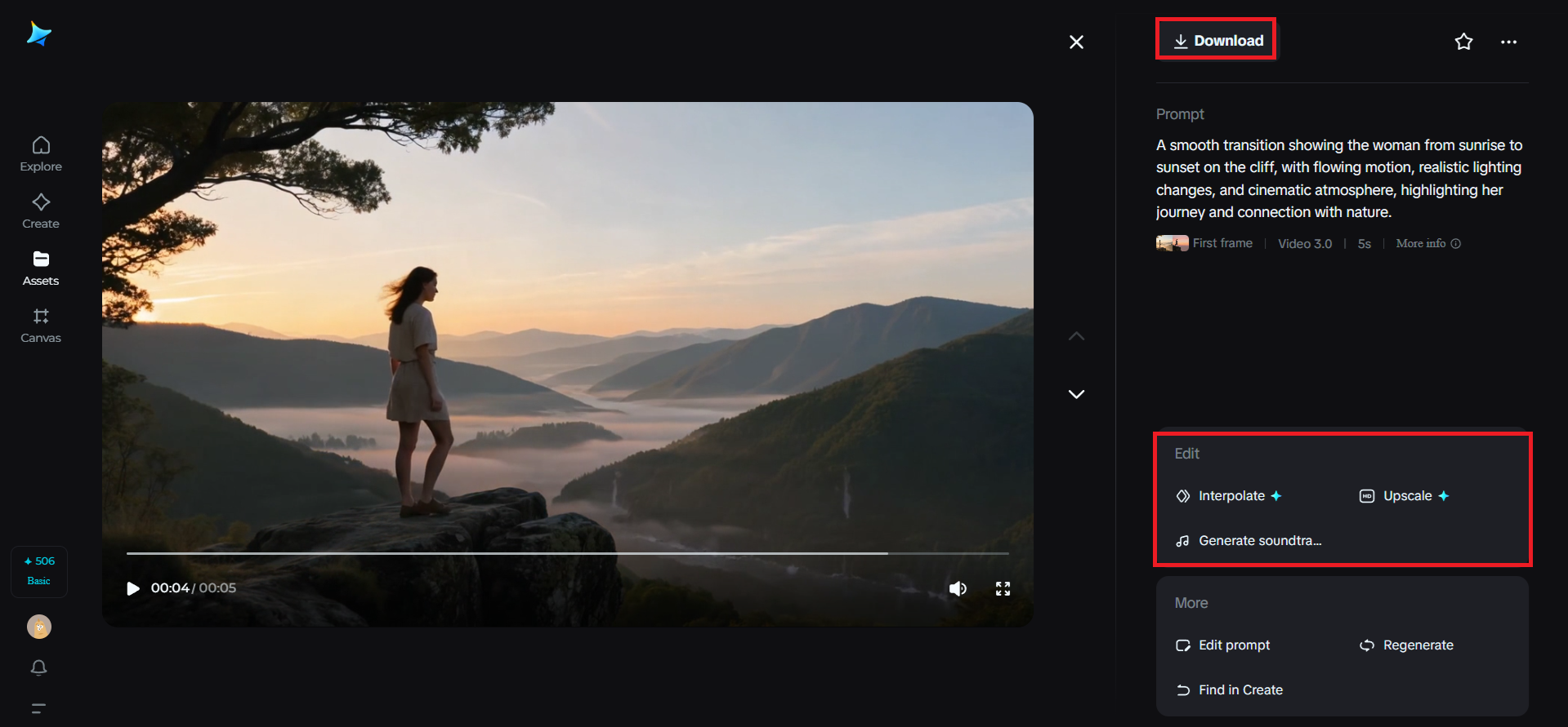 แก้ไขและดาวน์โหลดวิดีโอ