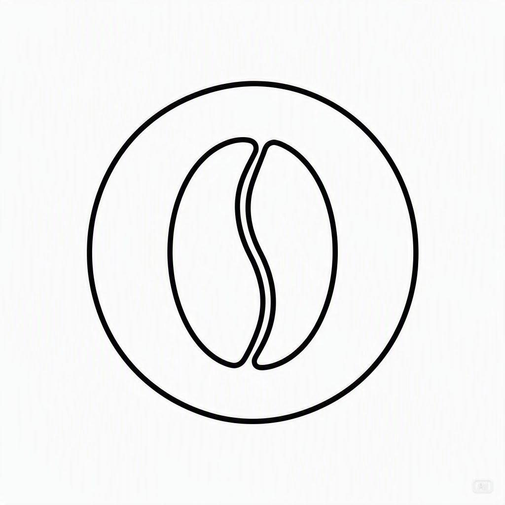 Circle logo minimalist line-art image generated by Pippit