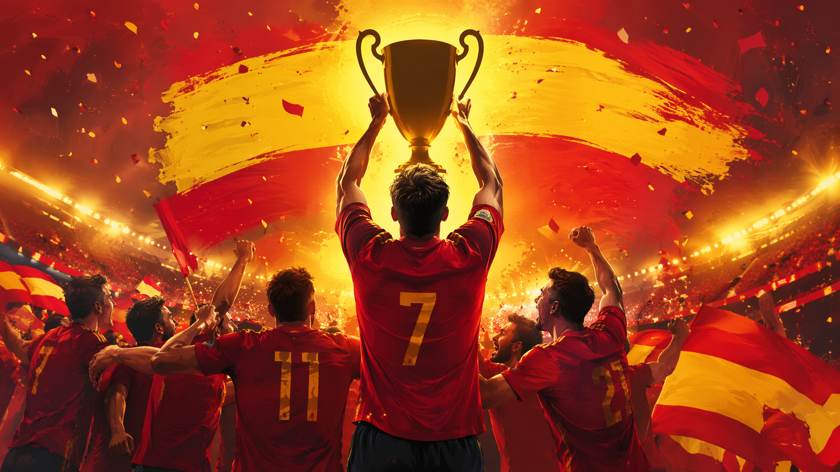 แฟน ๆ ดรีมินาสเปนแจ้งตัวอย่างที่ 4: โปสเตอร์ผ้าพันคอฉลอง