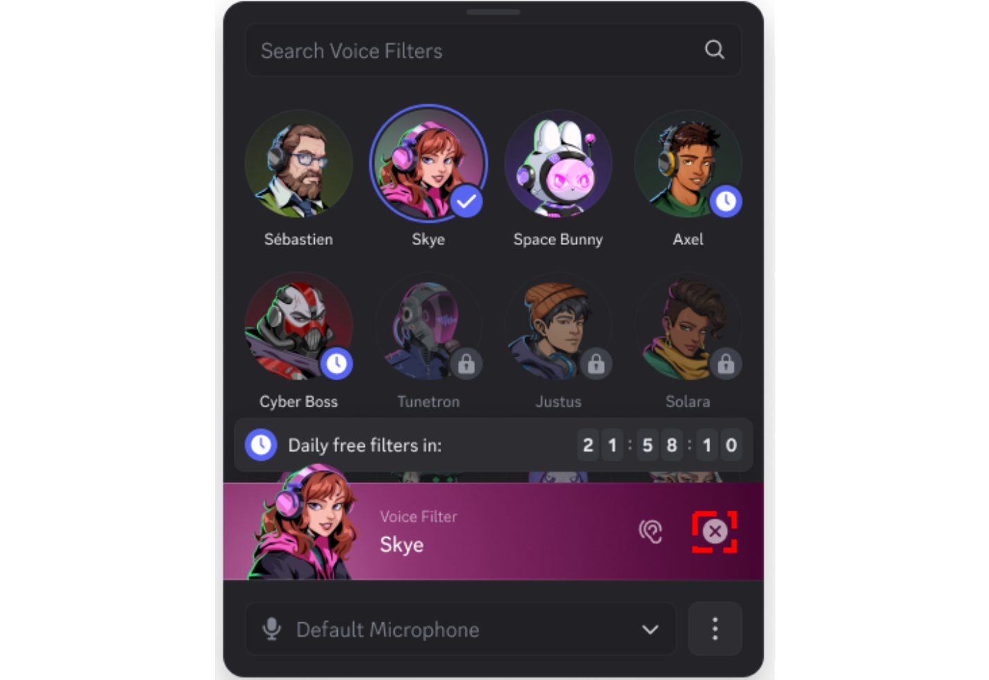 A quick way to remove voice changer on Discord