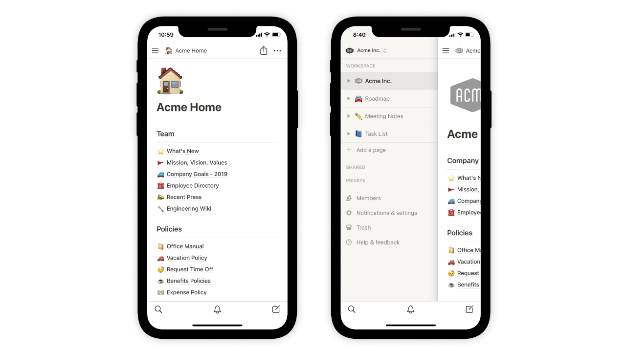 Notion AI - writing app