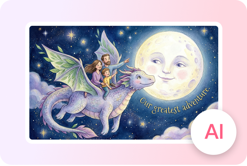  AI creates artistic family posters