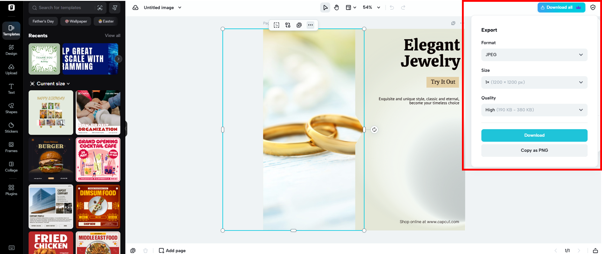 Export and post