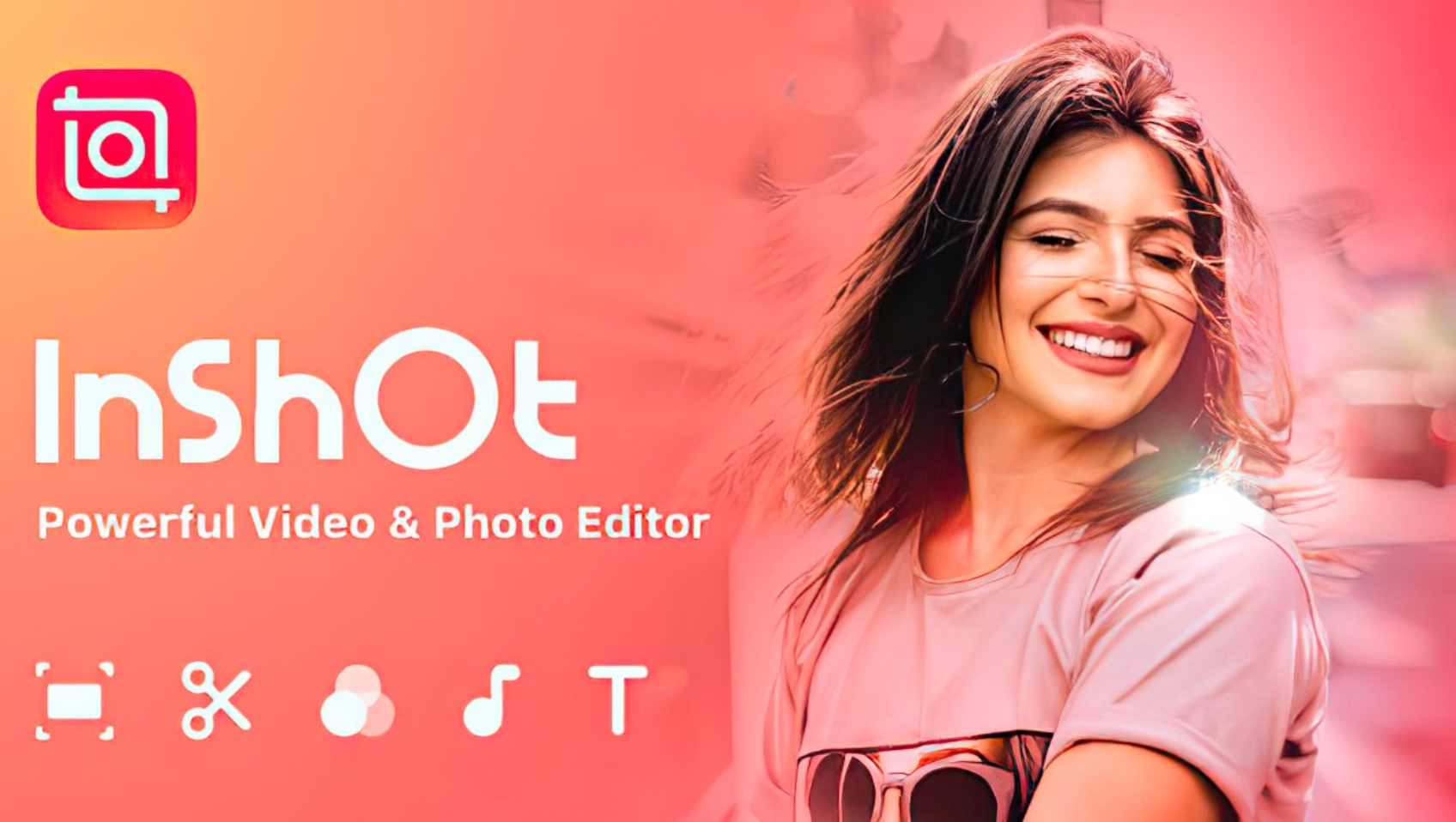 Bearbeitungsoberfläche des InShot-Videoeditors