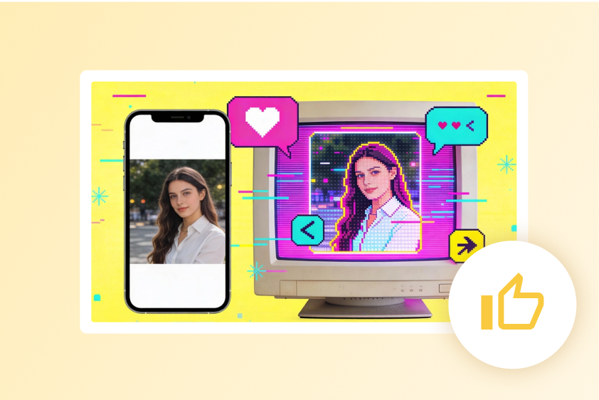  colectează clicuri și aprecieri prin retro art