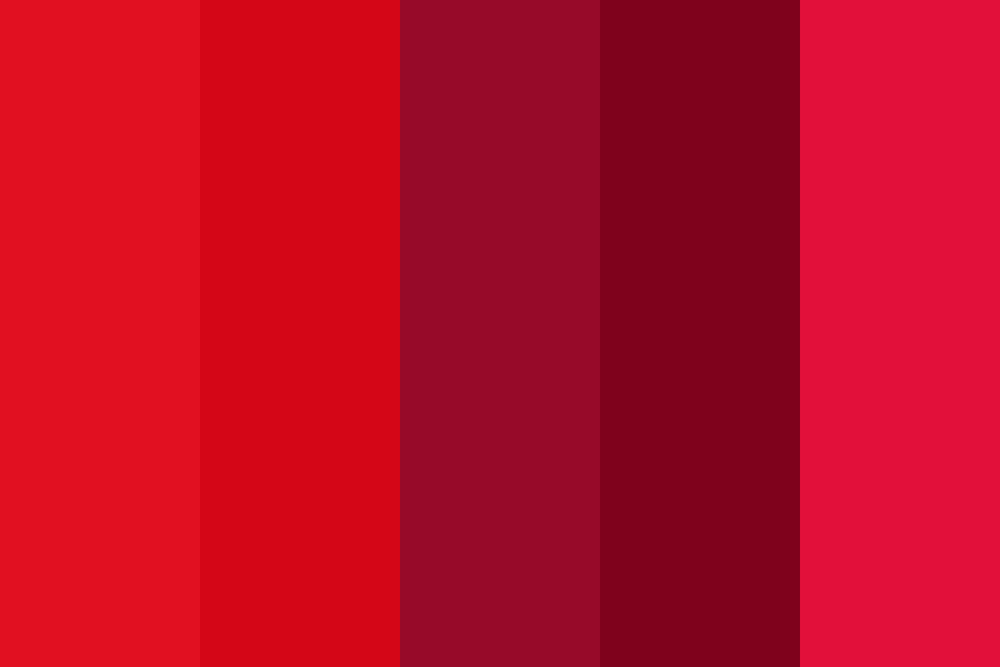 Maroon vs. burgundy vs. crimson