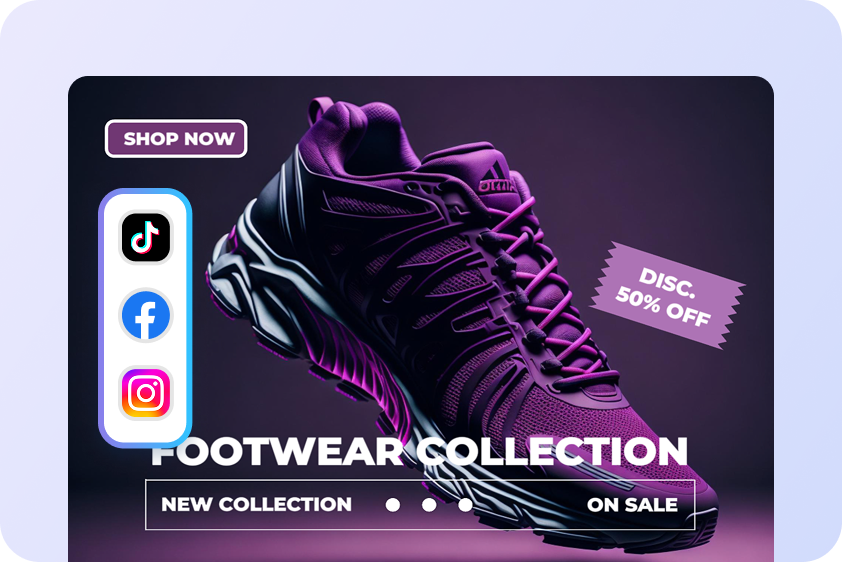 Pippit logo with a tagline like 'Your Smart Creative Agent for Product Bundle Marketing'.