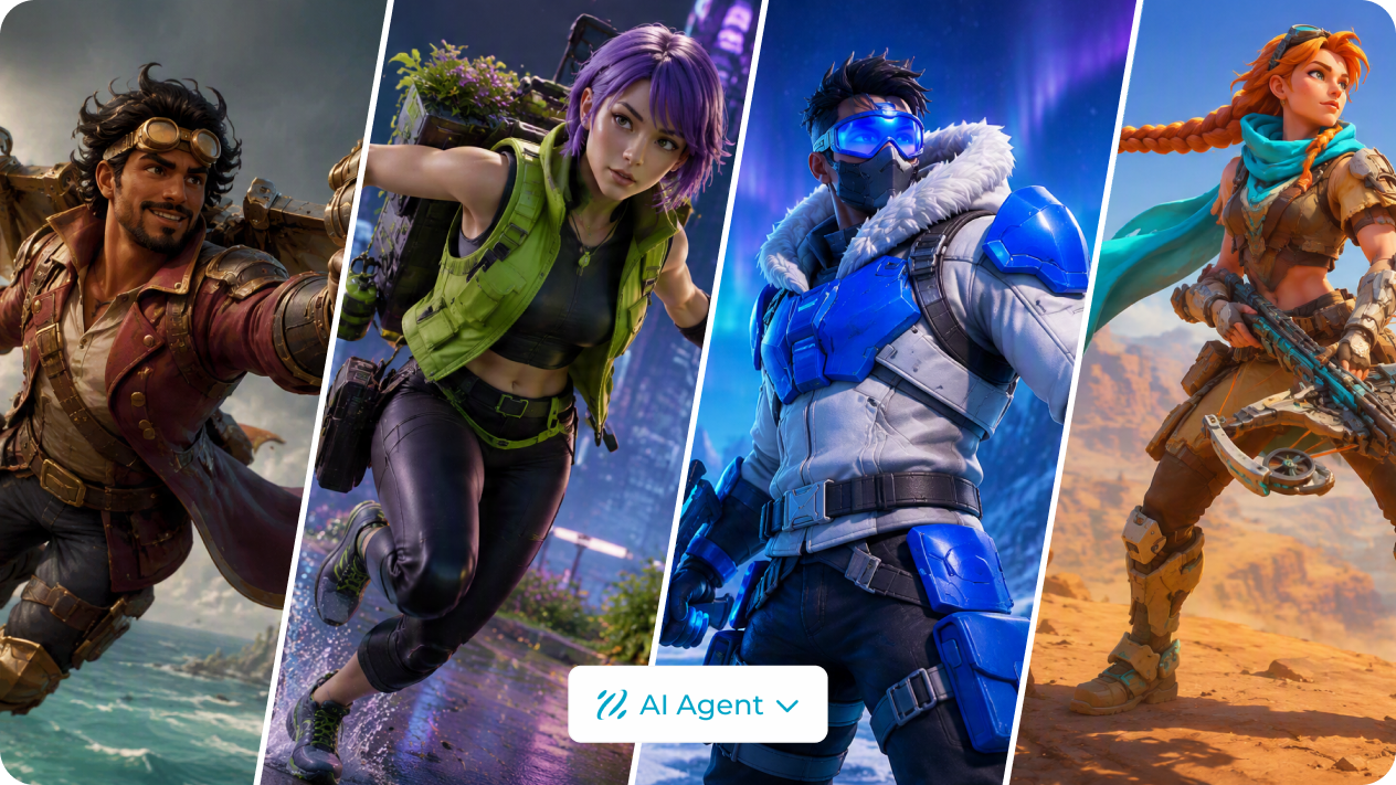 Get a full set of Fortnite PFP options with AI Agent