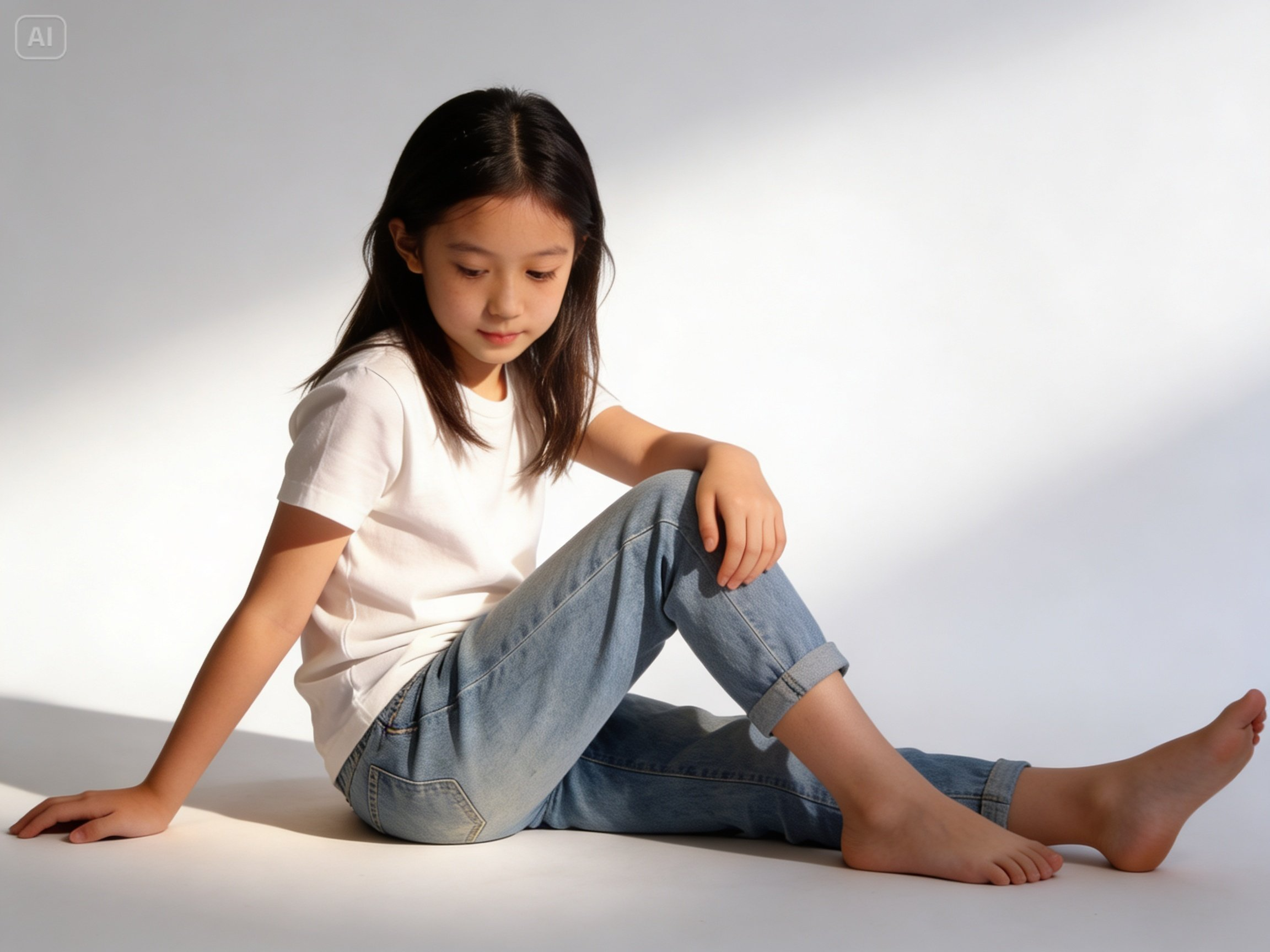 ánh sáng chân dung studio mềm