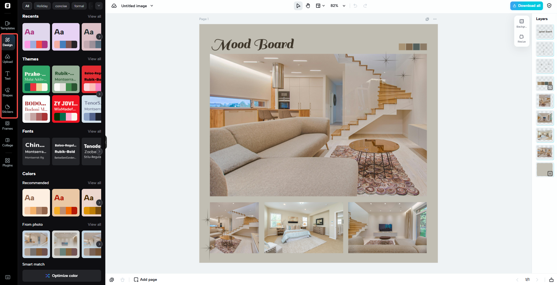 Customize the template