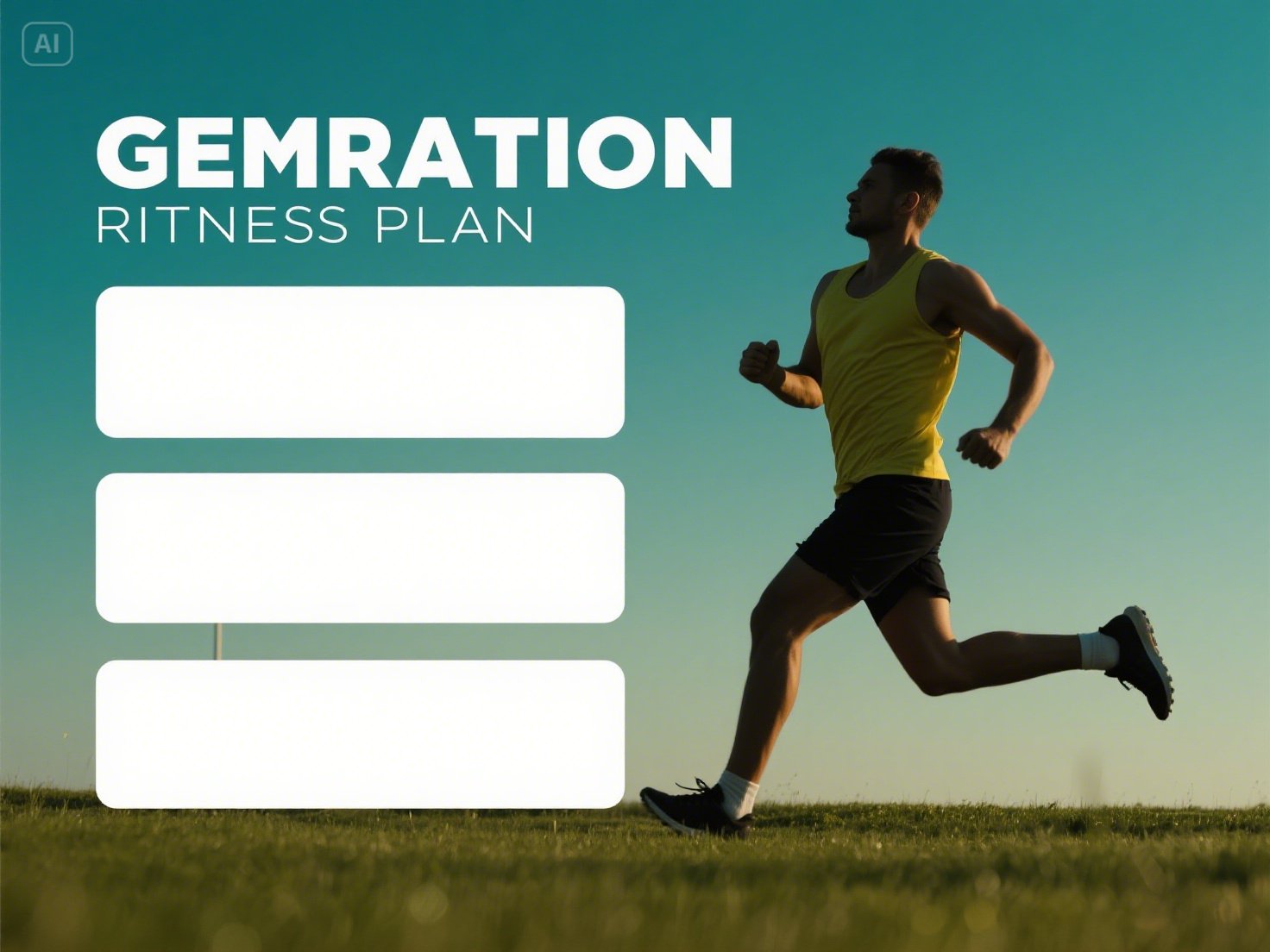 Image generated by workout planner maker