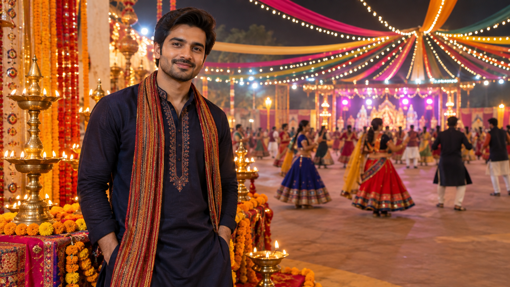 Navratri Image Prompts For Men original visual 2