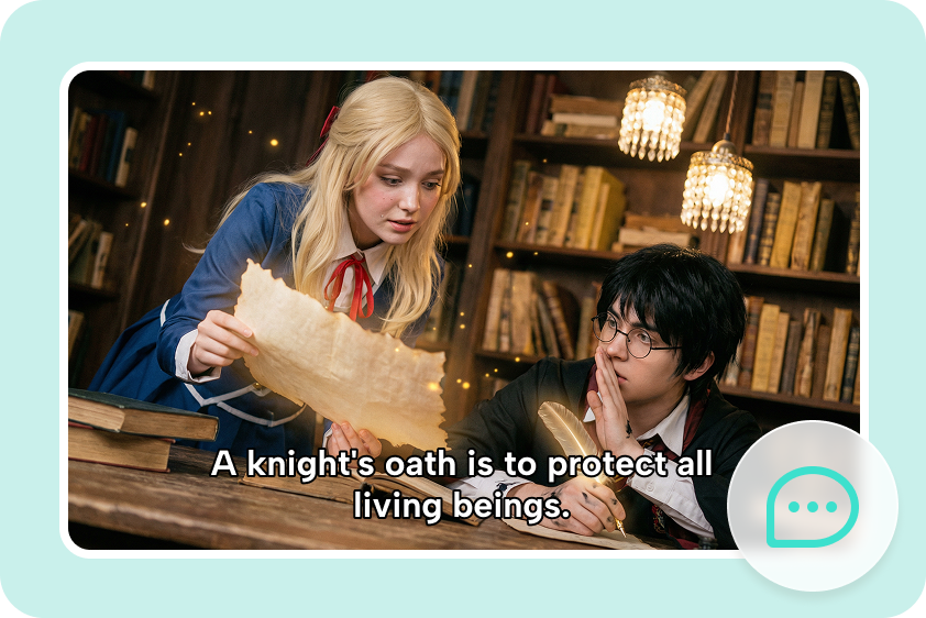 Natural talking character videos