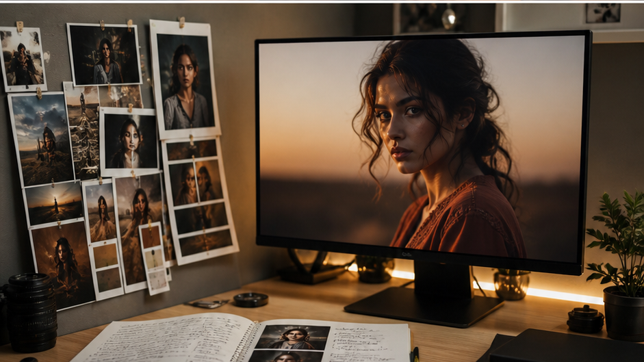 Prompt-to-image generation that answers the real search task
